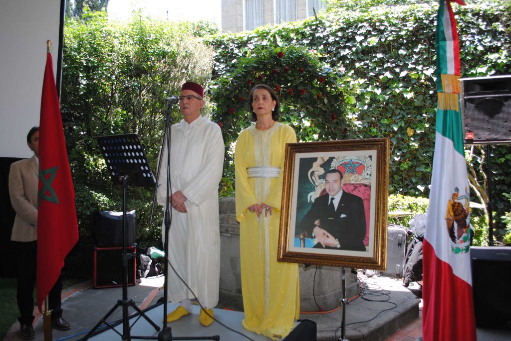 Mohamd Chafiki, embajador de Marruecos, y su esposa. Revista Protocolo Copyright©