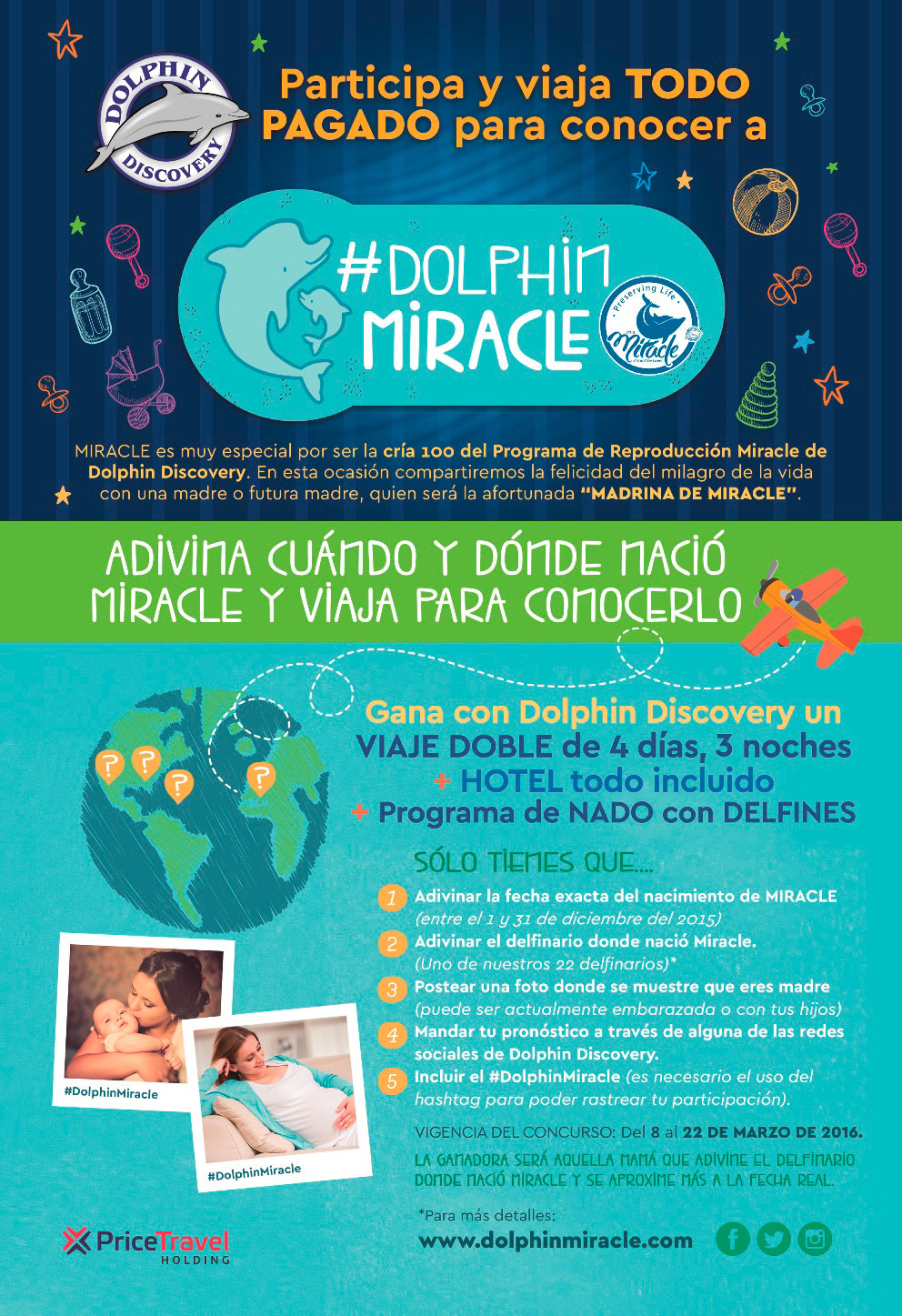 Dolphin Discovery lanza concurso para conocer a #DolphinMiracle