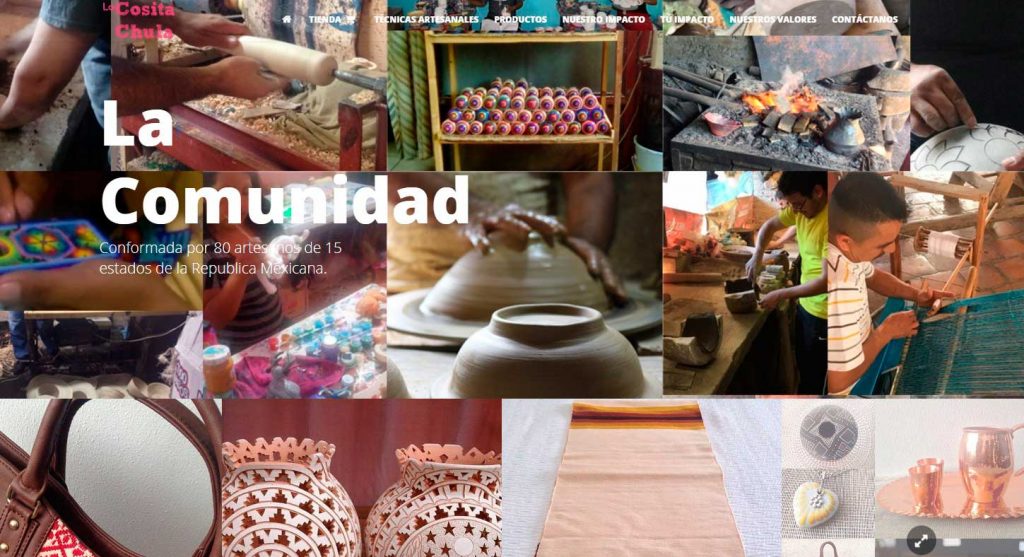 “La cosita chula” es una empresa virtual que muestra, promueve y comercializa artesanía local para México y el mundo