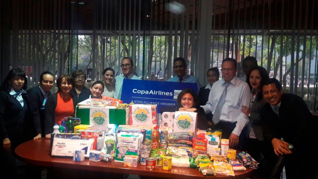 Empleados de Copa Airlines dan generosa aportación a niños con cáncer