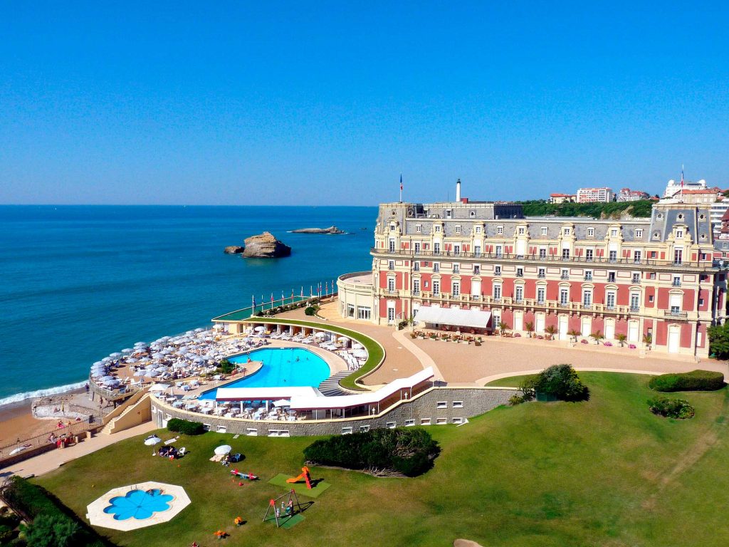 Hotel du Palais, ícono de Biarritz, Francia