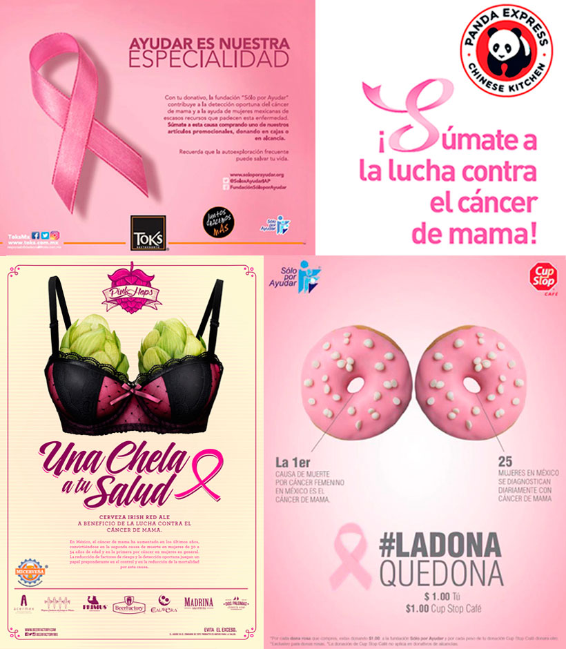 Súmate a la campaña de Grupo Toks contra el cáncer de mama